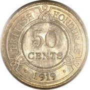 50 Cents - George V reverse image