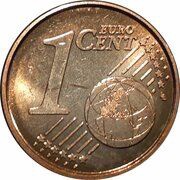 1 Euro Cent reverse image