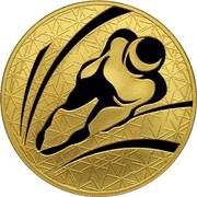 200 Roubles Luge, Russia, 2009 reverse image