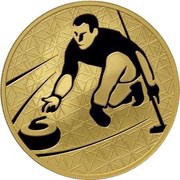 200 Roubles Curling, Russia, 2010 reverse image