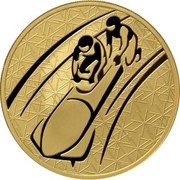 200 Roubles Bobsleigh, Russia, 2010 reverse image