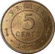 5 Cents - Elizabeth II Nickel Brass reverse image