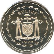 25 Cents Blue-Crowned Motmot; Copper-Nickel obverse image