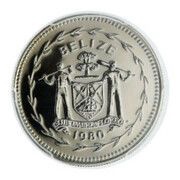 25 Cents Blue-Crowned Motmot; Silver obverse image