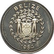 25 Cents Blue-Crowned Motmot; Copper-Nickel obverse image