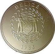 25 Cents Blue-Crowned Motmot; Silver obverse image