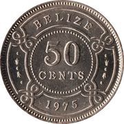 50 Cents - Elizabeth II, Belize, 1974-2017 reverse image