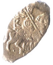 Kopeck - Mikhail I К-Ч МОС/КВА obverse image