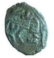 Kopeck - Alexey Mikhailovich Copper Riot; Velikiy Novgorod obverse image