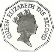 1 Dollar - Elizabeth II Silver proof obverse image