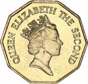 1 Dollar - Elizabeth II Nickel brass obverse image