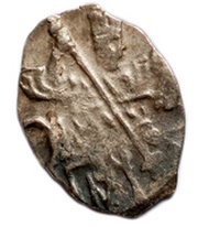 Kopeck - Peter I / Ivan V with the name of Ivan obverse image