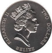 2 Dollars - Elizabeth II Queen Mother obverse image