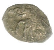 Kopeck - Peter I / Ivan V with the name of Peter obverse image