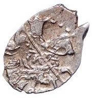Kopeck - Peter I / Ivan V with the name of Peter obverse image