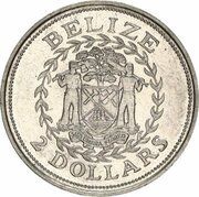 2 Dollars Battle of St. George's Caye obverse image