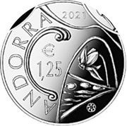 1.25 Euro "Grandalla" Narcissus poeticus obverse image
