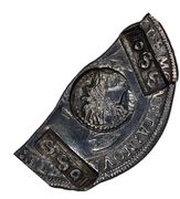 ½ Jefimok Rouble - Alexey Mikhailovich Countermarked over "Frankfurt Thaler 1621" obverse image