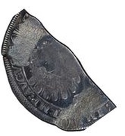 ½ Jefimok Rouble - Alexey Mikhailovich Countermarked over "Frankfurt Thaler 1621", Russia, 1655 reverse image