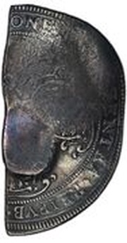 ½ Jefimok Rouble - Alexey Mikhailovich Countermarked over "Nürnberg Thaler 1624", Russia, 1655 reverse image