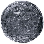 Rouble - Alexey Mikhailovich, Russia, 1654 reverse image