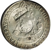 Jefimok Rouble - Alexey Mikhailovich Countermarked over "Poland Sigismund III Thaler 1630" obverse image