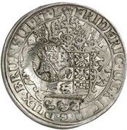 Jefimok Rouble - Alexey Mikhailovich Countermarked over "Brunswick-Wolfenbüttel Thaler" obverse image
