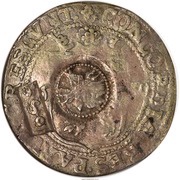 Jefimok Rouble - Alexey Mikhailovich Countermarked over "Netherlands Rijksdaalder" obverse image