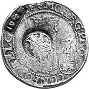 Jefimok Rouble - Alexey Mikhailovich Countermarked over "West Friesland Rijksdaalder" obverse image