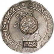 Jefimok Rouble - Alexey Mikhailovich Countermarked over "St. Gallen Thaler" obverse image