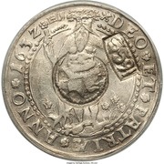 Jefimok Rouble - Alexey Mikhailovich Countermarked over "Brunswick-Wolfenbüttel Wildman Taler 1632" obverse image