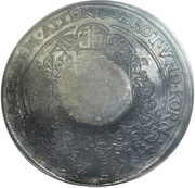 Jefimok Rouble - Alexey Mikhailovich Countermarked over "Saxe-Weimar Taler 1622", Russia, 1655 reverse image