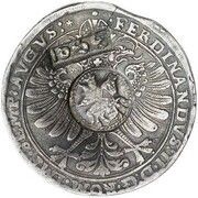 Jefimok Rouble - Alexey Mikhailovich Countermarked over "Erbach Taler 1623" obverse image