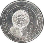 Jefimok Rouble - Alexey Mikhailovich Countermarked over "Pfalz Thaler", Russia, 1655 reverse image