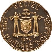 100 Dollars Mayan symbols obverse image