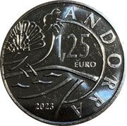 1.25 Euros "Gall Fer" Western capercaillie obverse image