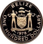 100 Dollars Itzamna obverse image