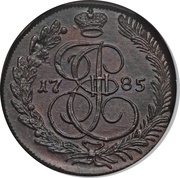 5 Kopecks - Ekaterina II KM obverse image