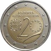 2 Euros Council of Europe obverse image