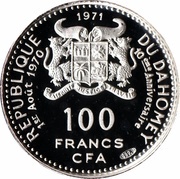 100 Francs Independence obverse image