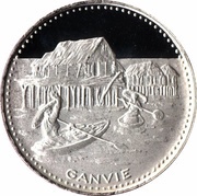 100 Francs Independence reverse image