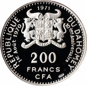 200 Francs Independence obverse image