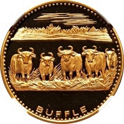 5000 Francs Independence reverse image