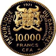 10 000 Francs Independence obverse image