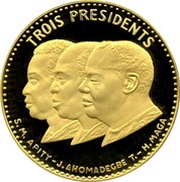 25 000 Francs Independence reverse image
