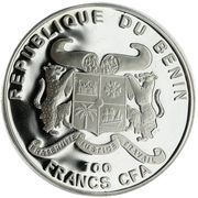 100 Francs CFA Tea Rose obverse image