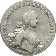 Rouble - Catherine II ММД obverse image