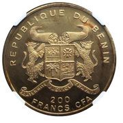 200 Francs CFA Iguanodon obverse image