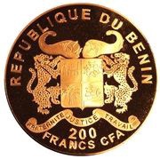 200 Francs CFA World Day of Youth obverse image
