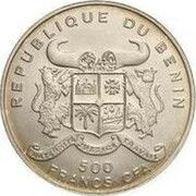 500 Francs CFA World Cup obverse image